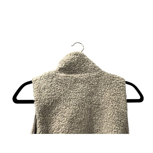 Patagonia El Cap Los Gatos Teddy Bear Vest Gray Size Small Women's Fleece Casual - Picture 7 of 7